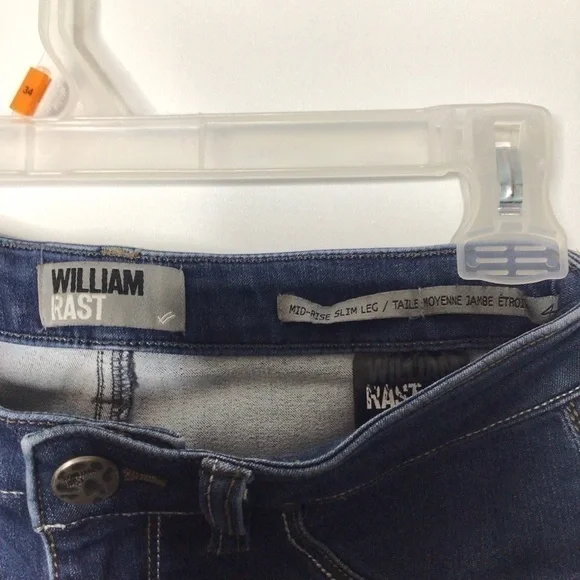 WILLIAM and Rast Mid Rise Slim Fit Jean Pants - Picture 5 of 12